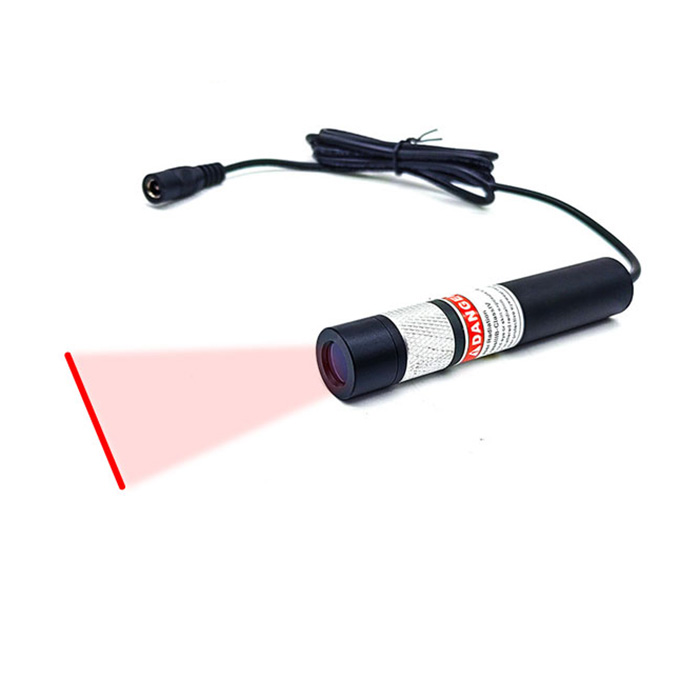 Adjustable Linewidth 638nm 100mW 200mW Laser Module High Stability and High Temperature Resistance Line Laser